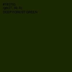 #1B2700 - Deep Forest Green Color Image